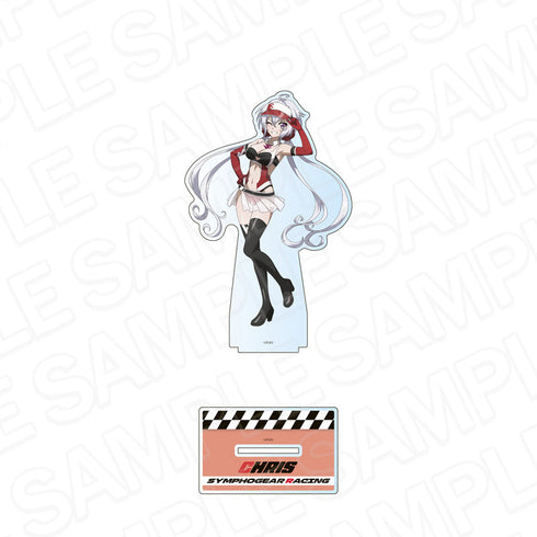『戦姫絶唱シンフォギアXV』ホログラムデカアクリルスタンド 雪音 クリス SYMPHOGEAR RACING ver.